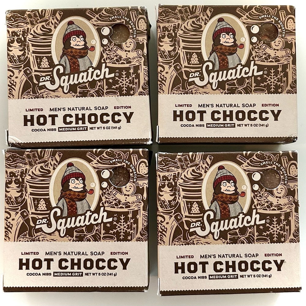 Dr Squatch Hot Choccy Soap bundle NEW